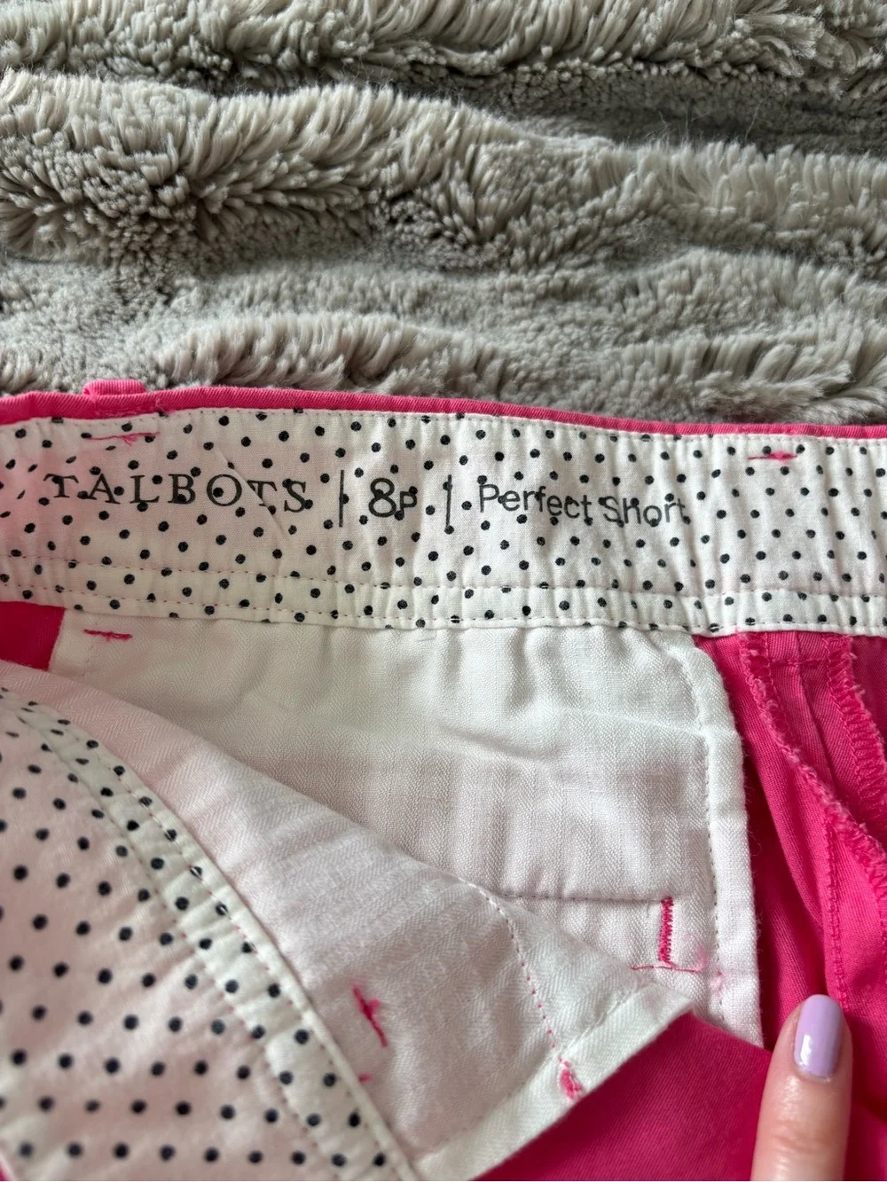 Talbots “The Perfect” Bright Pink Shorts